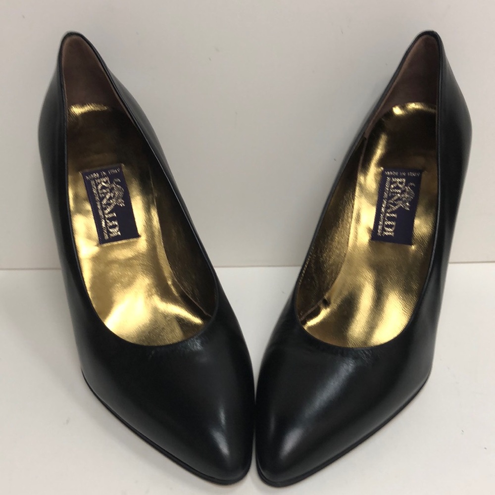Baldan Made in Italy Black High Heel Pump